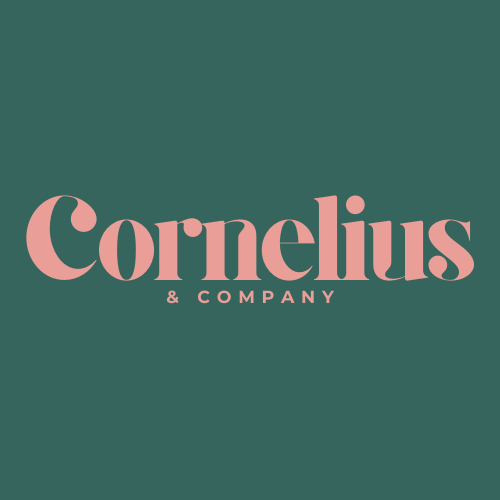 Cornelius and Company logo showing stylized text